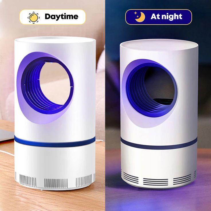 USB LED Mosquito Killer Lamp - Chemical Free | Safe For Kids & Home | Silent & Portable