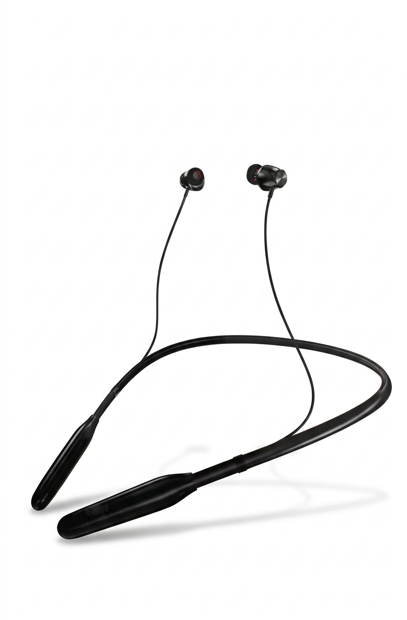 Wireless Bluetooth Neckband with 80 Hours Playtime, Fast Charging, Deep Bass & Ergonomic Design